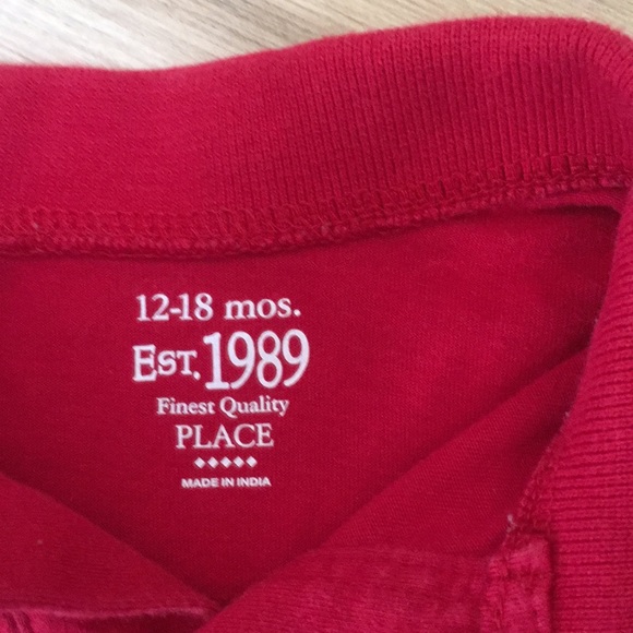 Lot of polo style shirts 2 navy & 1 red - Picture 5 of 5